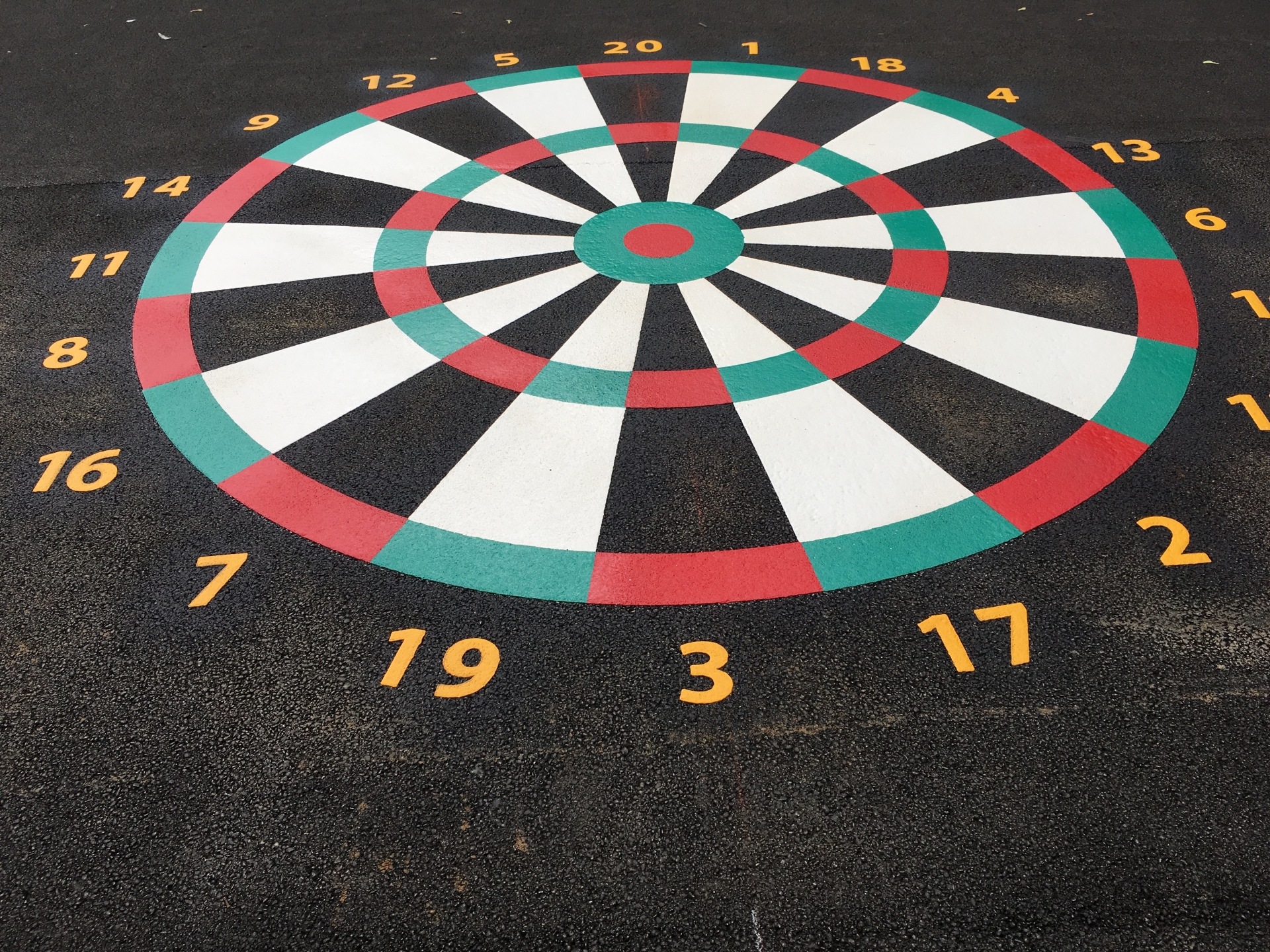 PLAYGROUND MARKINGS DARTBOARD