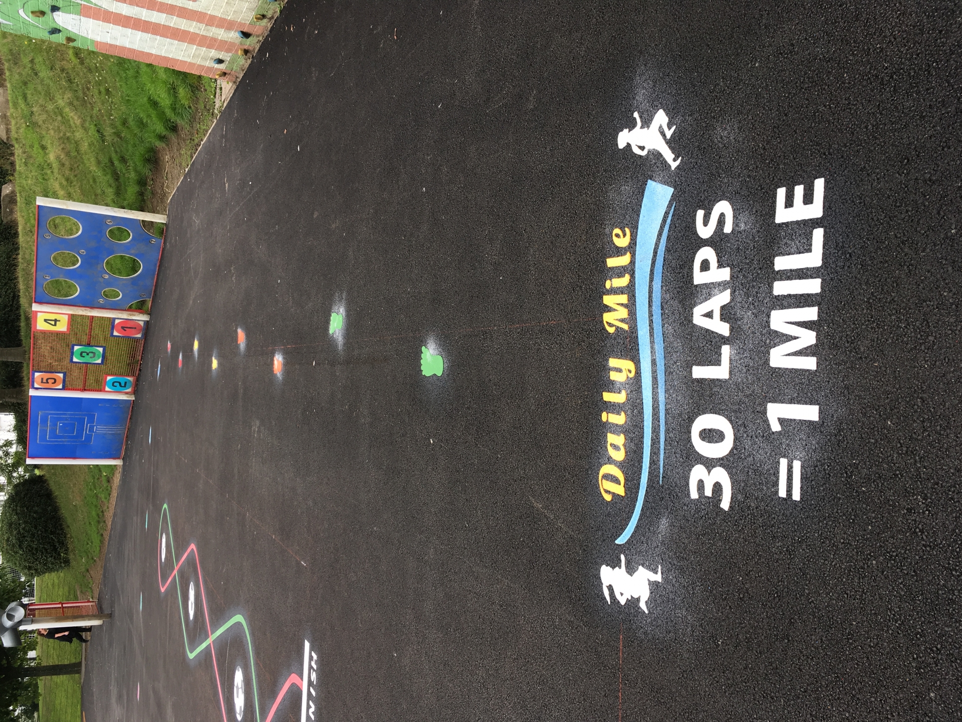 PLAYGROUND MARKINGS DAILY MILE