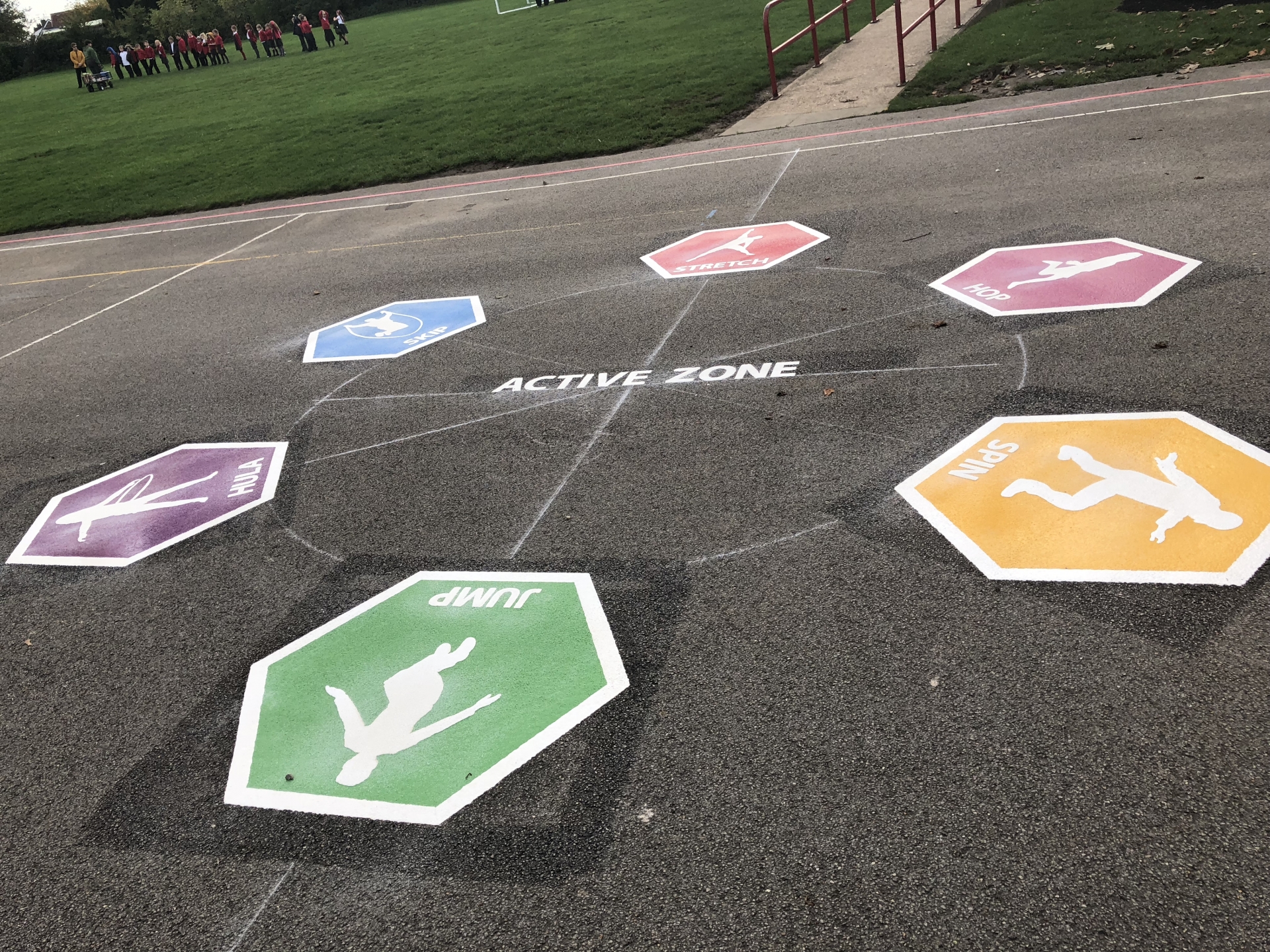 PLAYGROUND MARKINGS SPORTS SPOTS