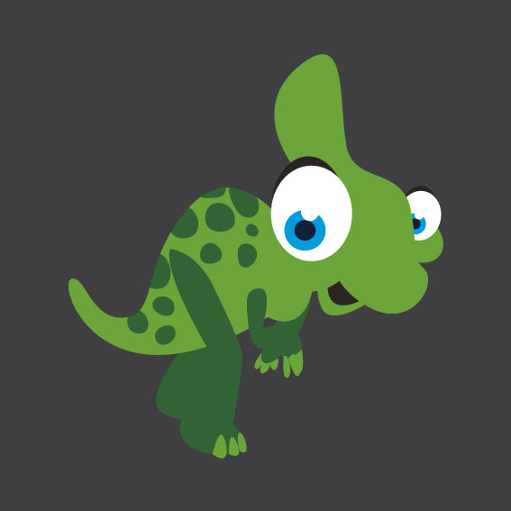 Dinosaur 1    1m x 1m