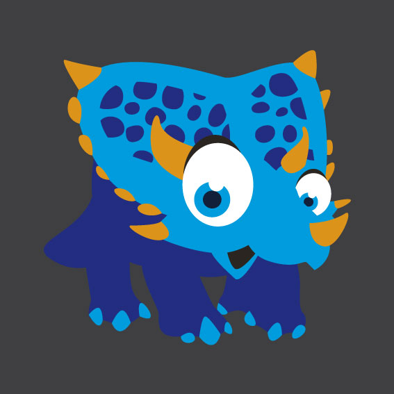 Dinosaur 11    1m x 1m