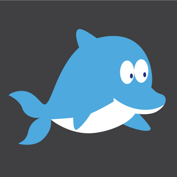 Dolphin 1m x 1m