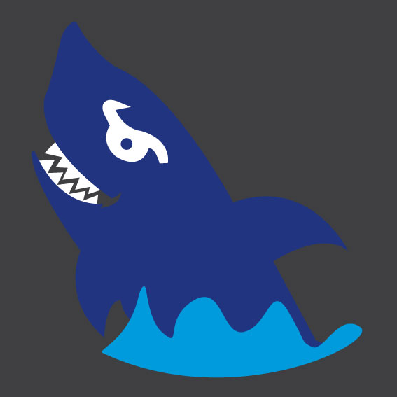 Shark with Wave 0.4m