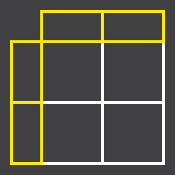 Carroll Diagram 2.5m x 2.5m