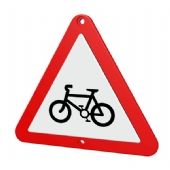 Cycle Route Ahead Street Sign