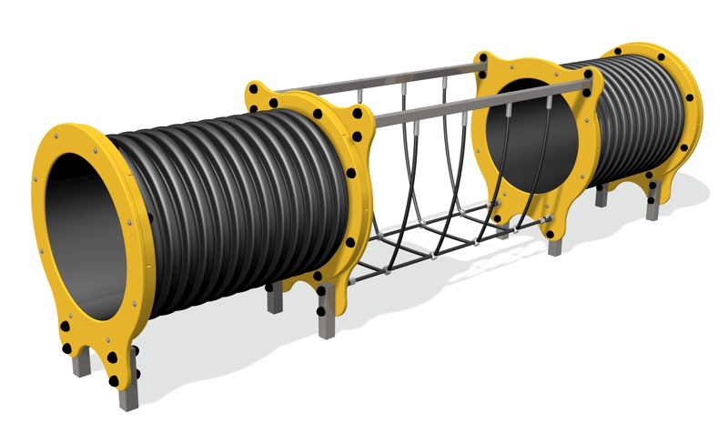 Ribbed Tunnel Net Bridge