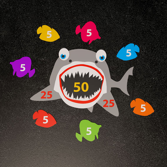 Shark Target  2.5m x 2m