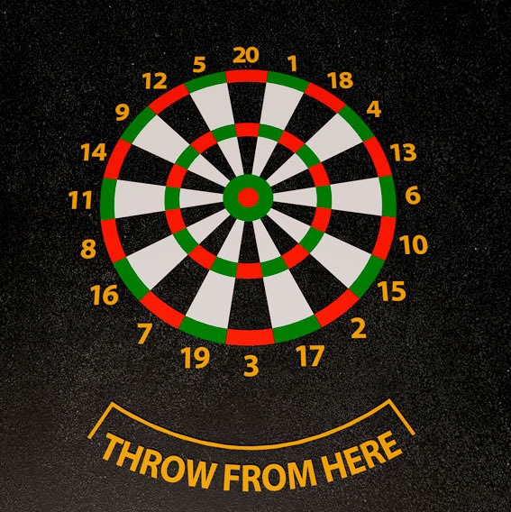 Dartboard Target 3m Diameter