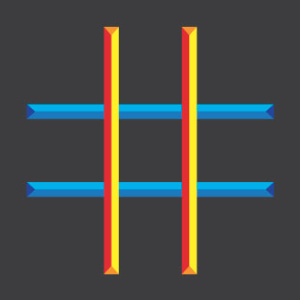 Noughts and  Crosses 1.5m x 1.5m