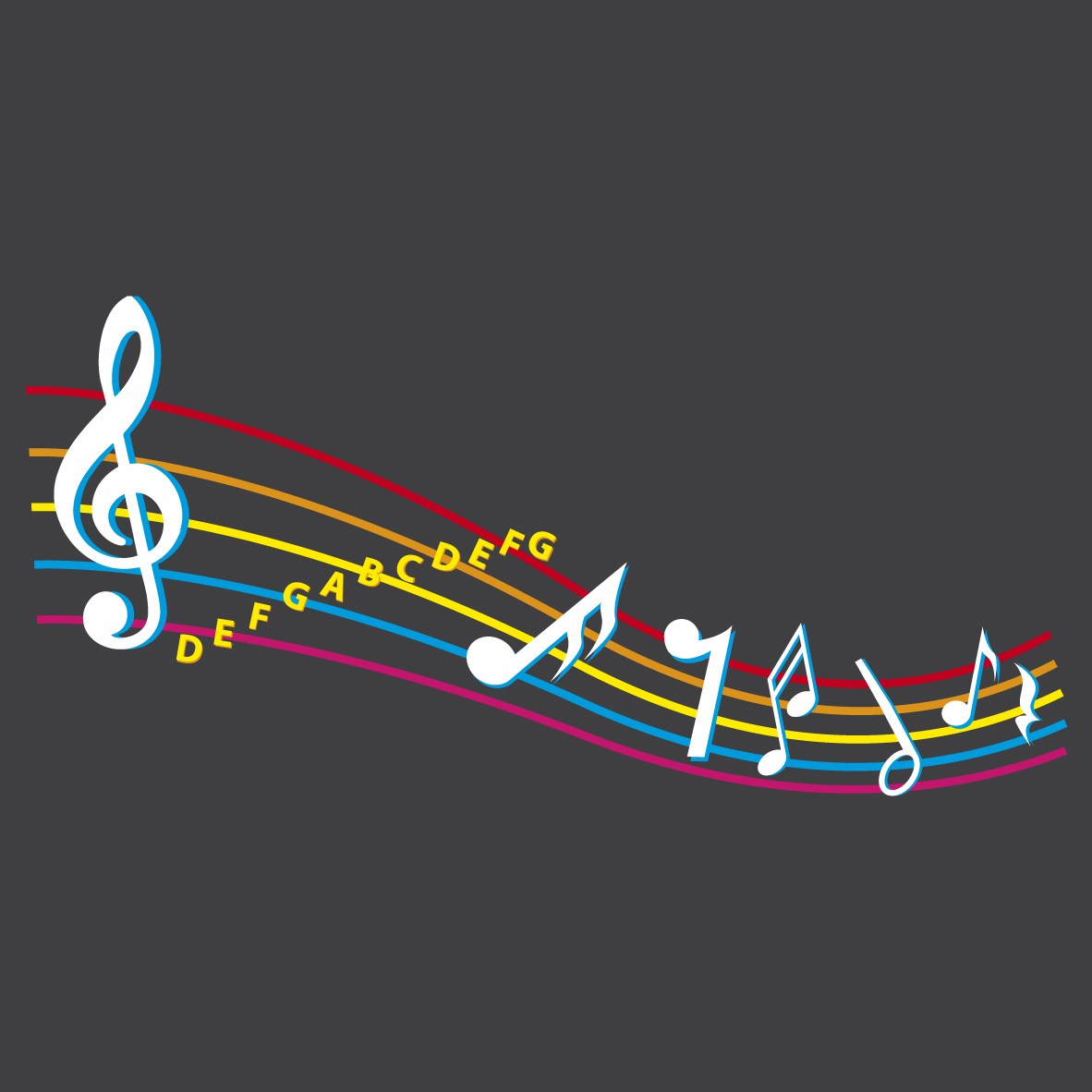 Musical Notes 3m x 1.3m