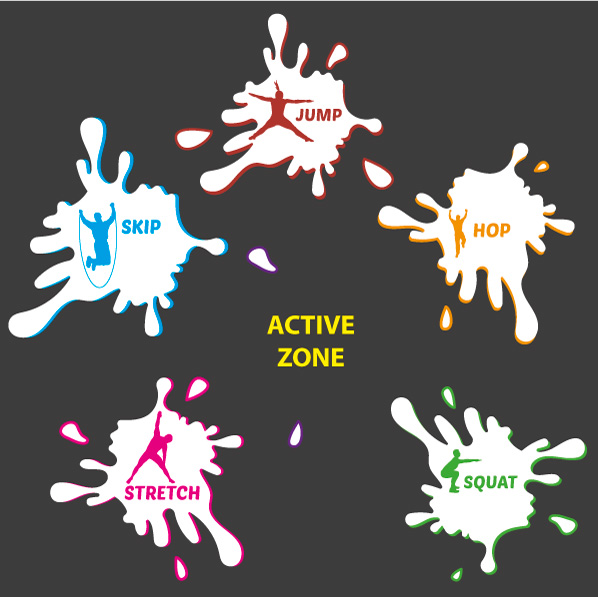 Active Zone Splats 4.5m x 4.5m