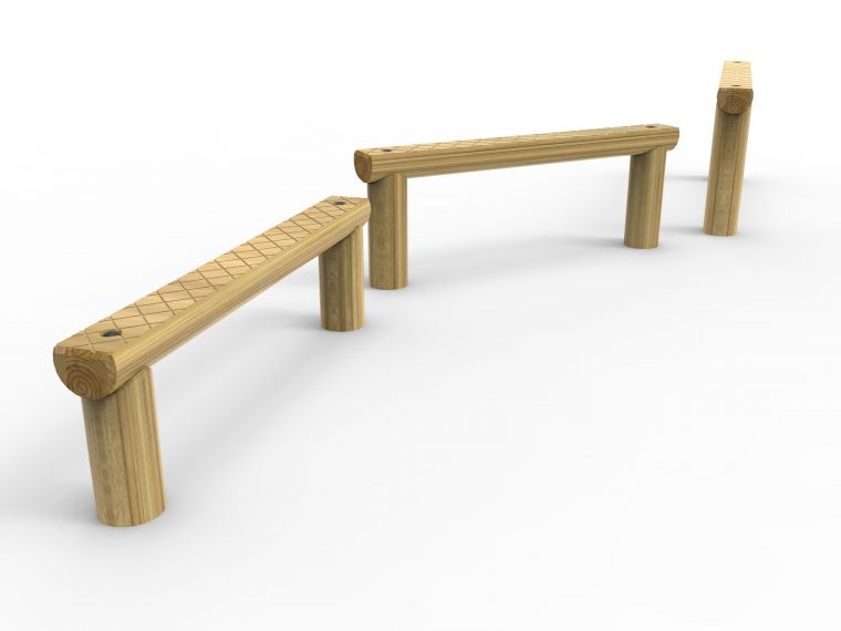 Zig Zag Balance Beam