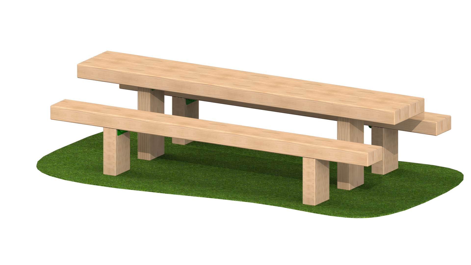 Sleeper Bench & Table 2.4m