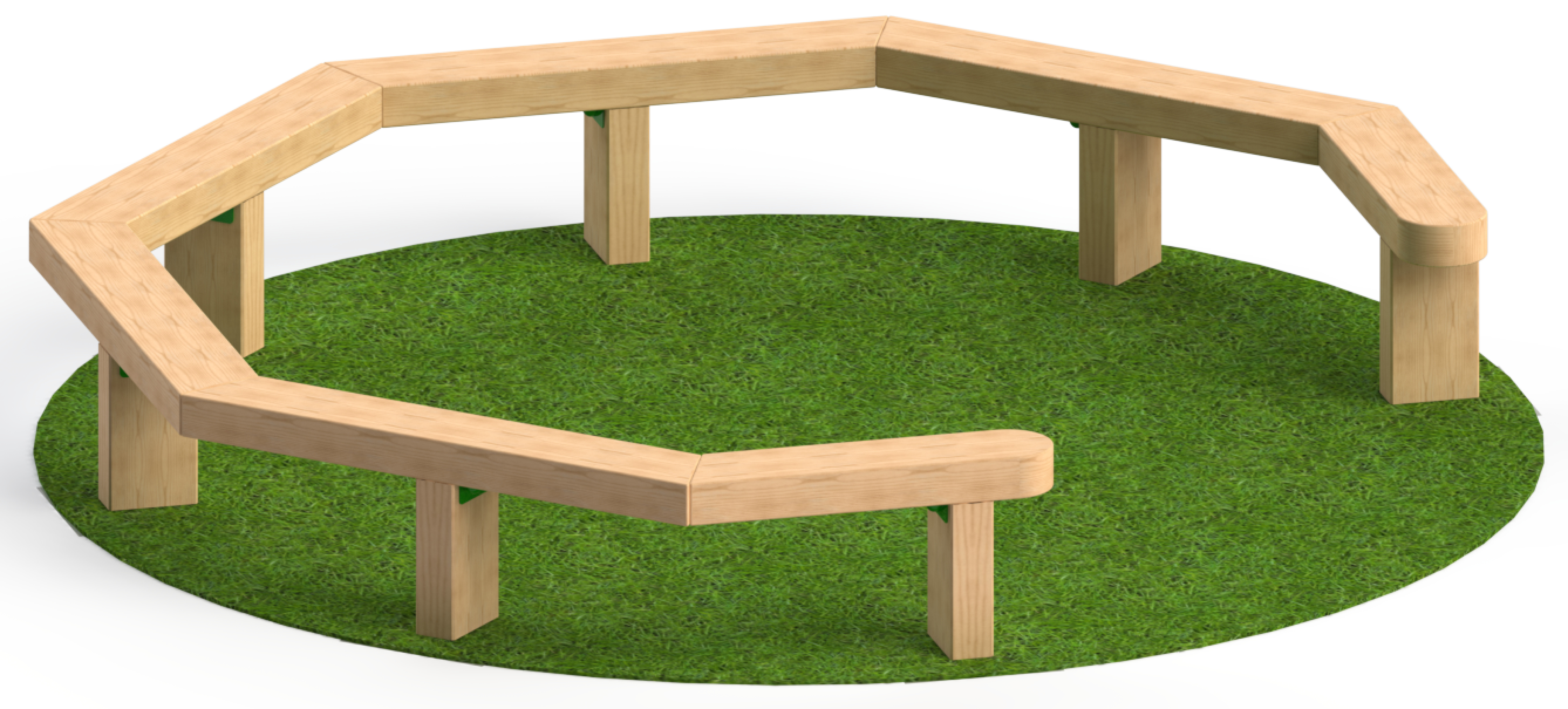 3m Open Hexagonal Seat