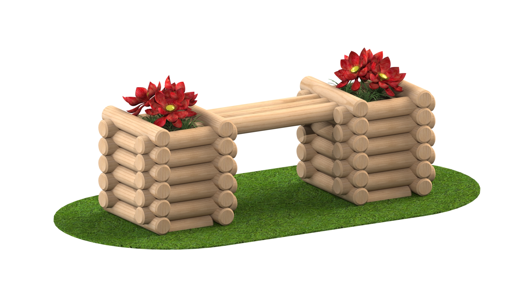 1.9m Planter Bench