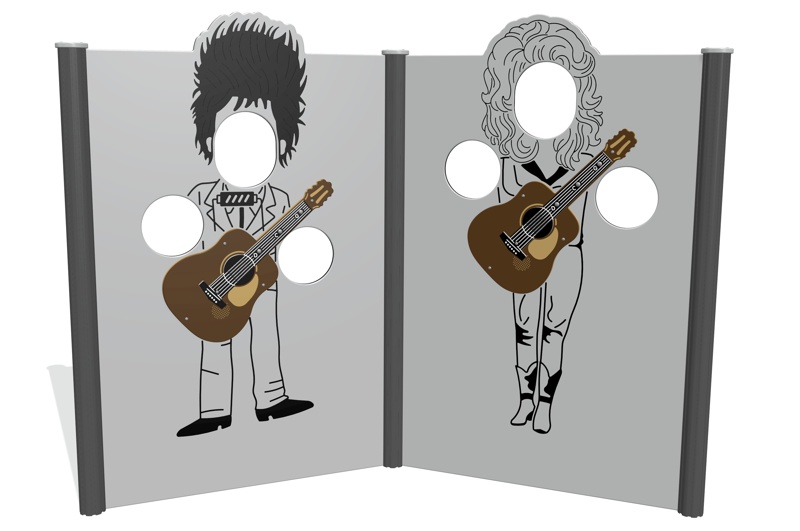 Bob and Dolly Photo Opportunity Panels