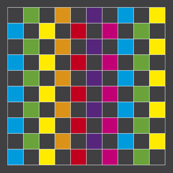 1-100 Grid Blank 2   3m x 3m