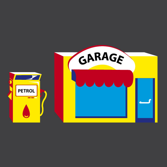 Garage 1.8m x 0.6m