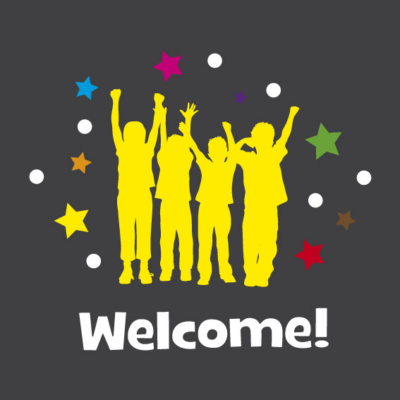Welcome sign 1m x 1m